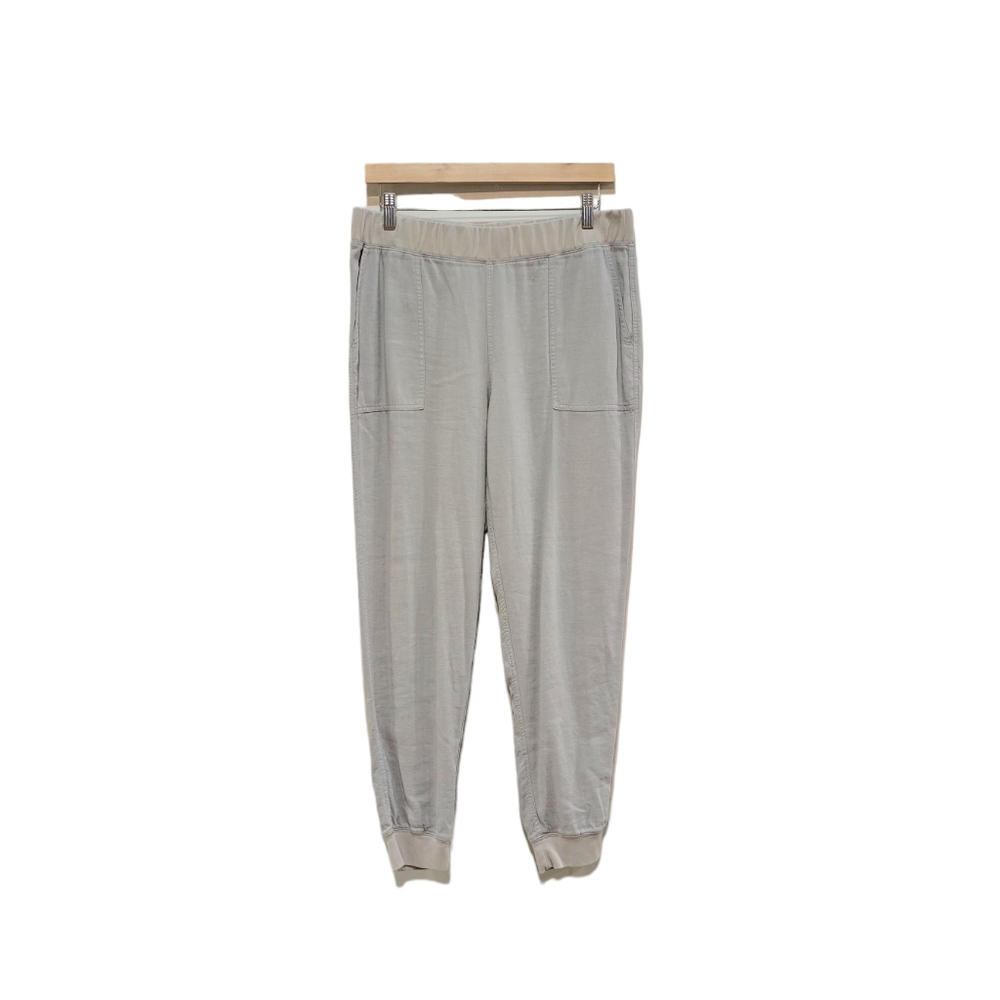 Faherty AIRLIE PANT in STONE Linen Blend Women's Size Medium - Picture 3 of 11